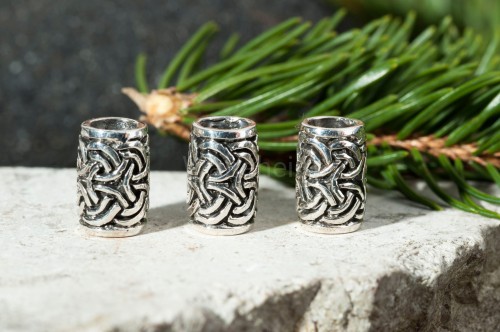 Koralik wikiński Gylfi srebro ap8.jpg