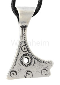 Zawieszka słowiańska TOPÓR PERUNA srebro