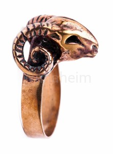 Pierścień BARAN brąz
