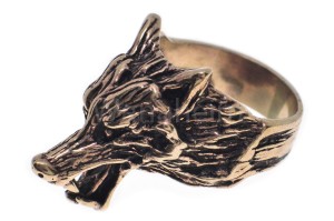 Pierścień WILK  FENRIR brąz