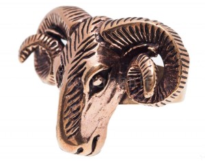 Pierścień BARAN II brąz