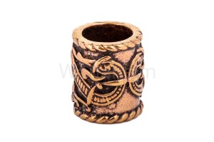 Koralik wikiński DRAGON brąz