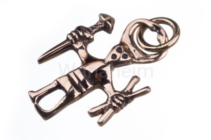 Zawieszka wikińska WOTAN brąz