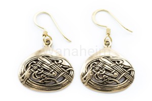 Kolczyki wikińskie DRACON brąz
