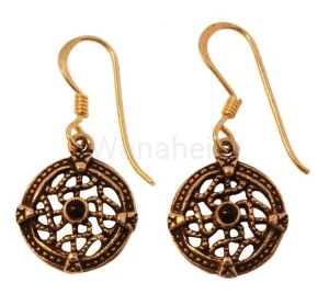 Kolczyki  wikińskie CANTOR brąz