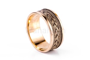 Pierścień wikiński BALDUR brąz