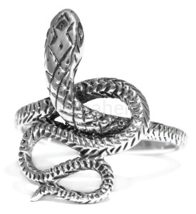 Pierścień ŻMIJA ASKJA srebro