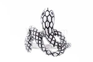 Pierścień WĄŻ GNIEWOSZ srebro