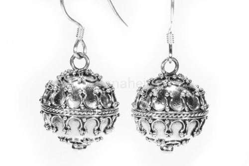 Kolczyki FILIGRANOWE KULE srebro oh41.jpg