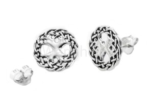 Kolczyki wikińskie YGGDRASIL srebro