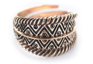 Pierścień wikiński ALVIAN brąz