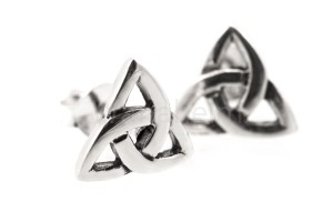 Kolczyki celtyckie TRIADA srebro