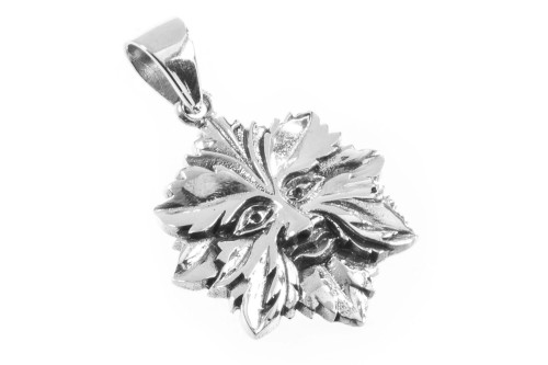 Zawieszka celtycka GREEN MAN srebro am6.jpg