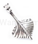 Zawieszka wikińska DRAKKAR srebro