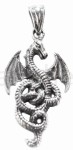 Zawieszka SMOK SERPENTUM srebro 