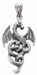 Zawieszka SMOK SERPENTUM srebro 