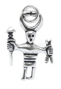 Zawieszka wikińska WOTAN srebro