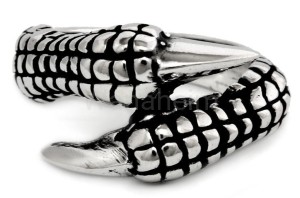 Pierścień NORFUR SMOCZY PAZUR srebro