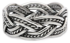 Pierścień wikiński THORNGAD srebro