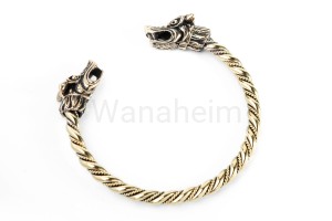 Bransoleta wikińska PARAGON DRAGON damska brąz