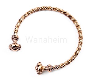 Bransoleta celtycka TRISTAN damska brąz