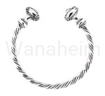 Bransoleta celtycka NARISA damska srebro 