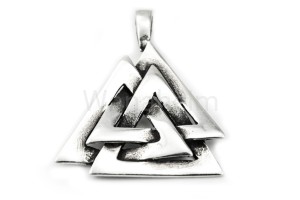 Zawieszka wikińska VALKNUT II srebro