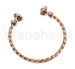 Bransoleta celtycka TRISTAN męska brąz