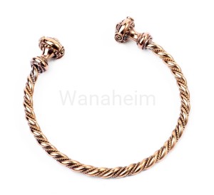 Bransoleta celtycka TRISTAN męska brąz