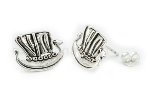 Kolczyki wikińskie DRAKKAR srebro 