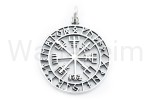 Zawieszka wikińska VEGVISIR srebro