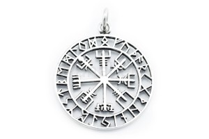 Zawieszka wikińska VEGVISIR srebro