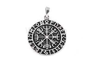 Zawieszka wikińska VEGVISIR srebro