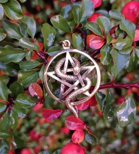 Zawieszka pentagram MANDARA brąz