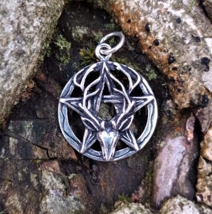 Zawieszka pentagram CERNUNNOS srebro