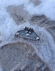 Zawieszka słowiańska  LUNULA MOJMIRA srebro