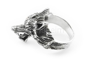 Pierścień WILK FENRIR srebro