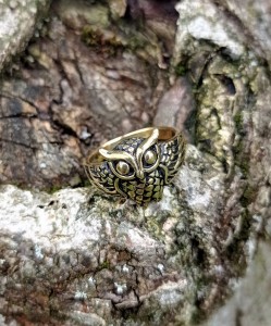 Pierścionek SOWA AMIRA brąz