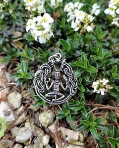 Zawieszka celtycka CERNUNNOS mała srebro