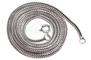 Łańcuszek średniowieczny ALUSIA  55 cm srebro