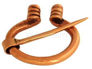 Fibula średniowieczna ZARAN brąz