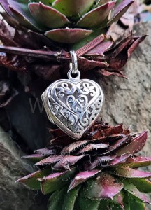 Zawieszka otwierany medalion LEONI srebro