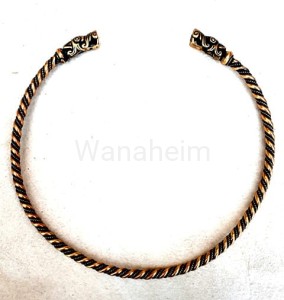 Torques wikiński FRIGG brąz