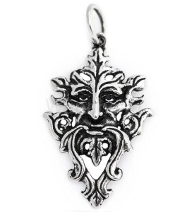 Zawieszka celtycka GREEN MAN srebro