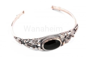 Bransoleta ISA onyks brąz 