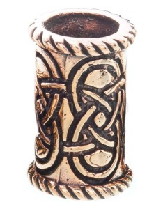 Koralik celtycki WĘZŁY brąz