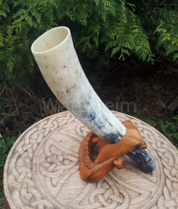 Róg sygnałowy 42cm niepolerowany