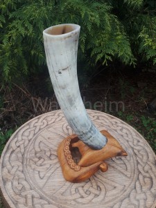 Róg sygnałowy 43cm niepolerowany