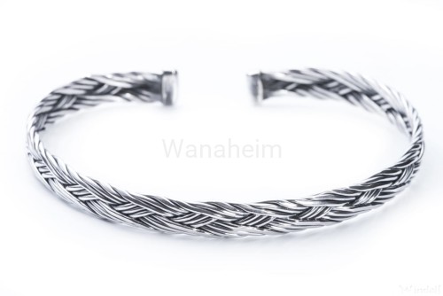 Bransoleta wikińska ASGARD  srebro arm31.jpg