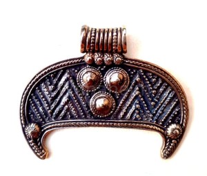 Zawieszka słowiańska LUNULA brąz 